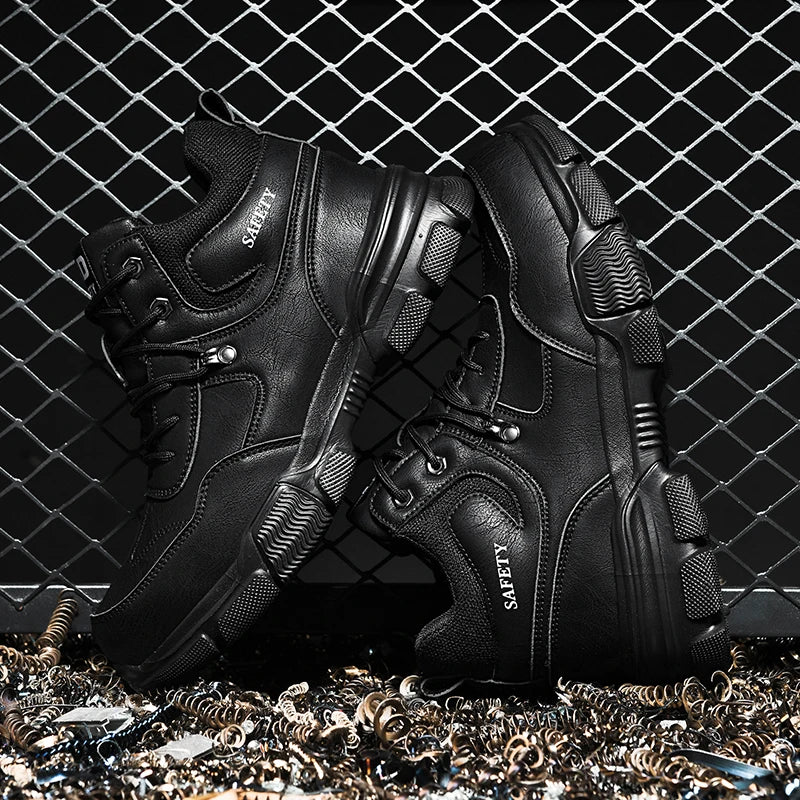 Chaussures de sécurité de protection, chaussures de travail anti-écrasement et anti-crevaison pour hommes, bottes de sécurité décontractées respirantes pour hommes