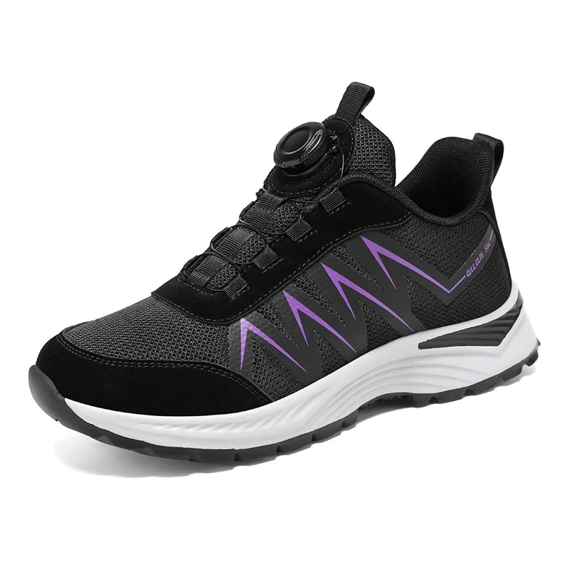 Walk Road Running Shoes Jogger Jogging Button Men's Women's Sneakers Track Trail Outdoor Cross Country Shoes Fabric Mesh Low-top