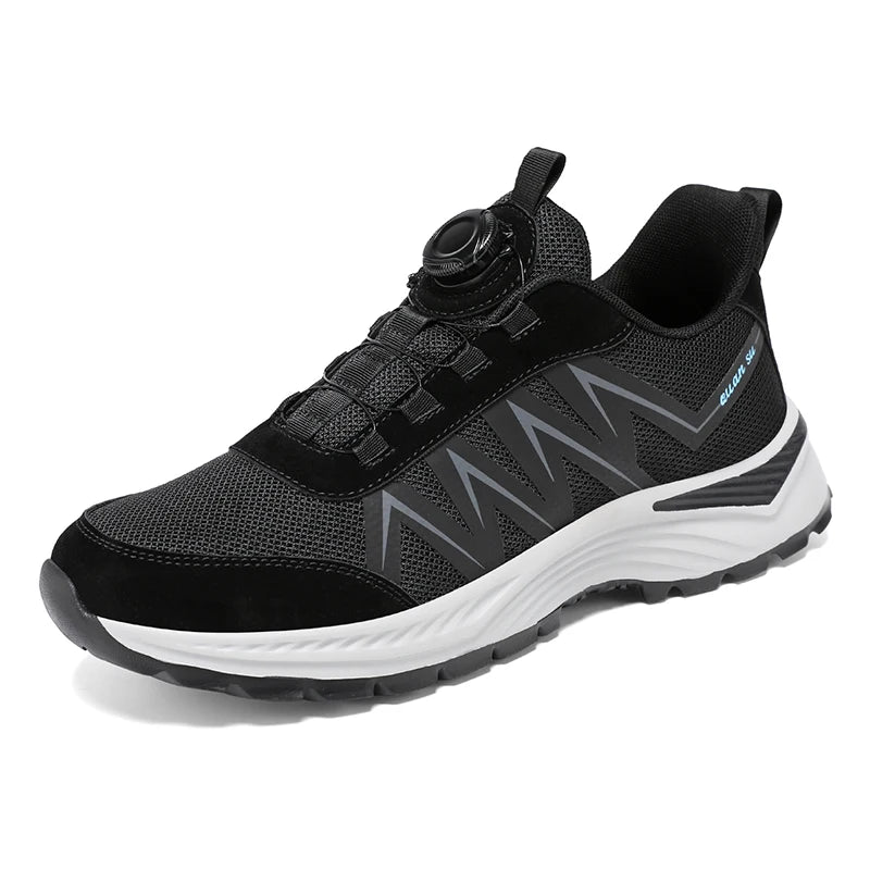 Walk Road Running Shoes Jogger Jogging Button Men's Women's Sneakers Track Trail Outdoor Cross Country Shoes Fabric Mesh Low-top