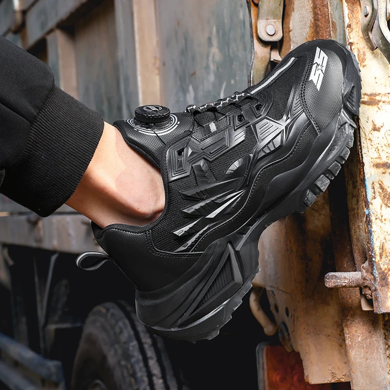 Bottes tactiques militaires pour hommes, bottes militaires à fermeture éclair latérale, bottines antidérapantes, chaussures de sécurité pour le travail, chaussures de randonnée