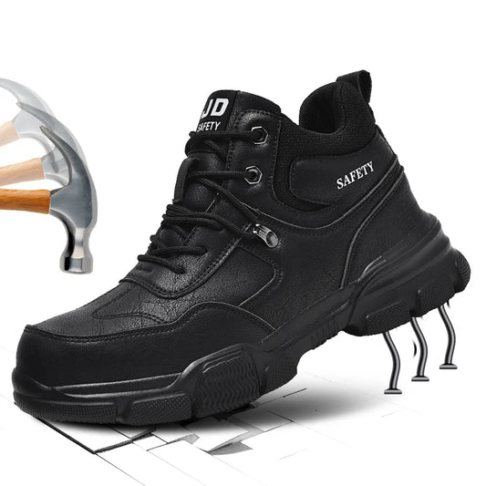 Chaussures de sécurité de protection, chaussures de travail anti-écrasement et anti-crevaison pour hommes, bottes de sécurité décontractées respirantes pour hommes