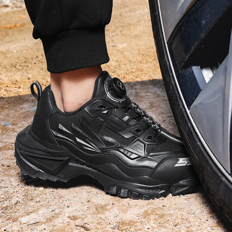 Bottes tactiques militaires pour hommes, bottes militaires à fermeture éclair latérale, bottines antidérapantes, chaussures de sécurité pour le travail, chaussures de randonnée