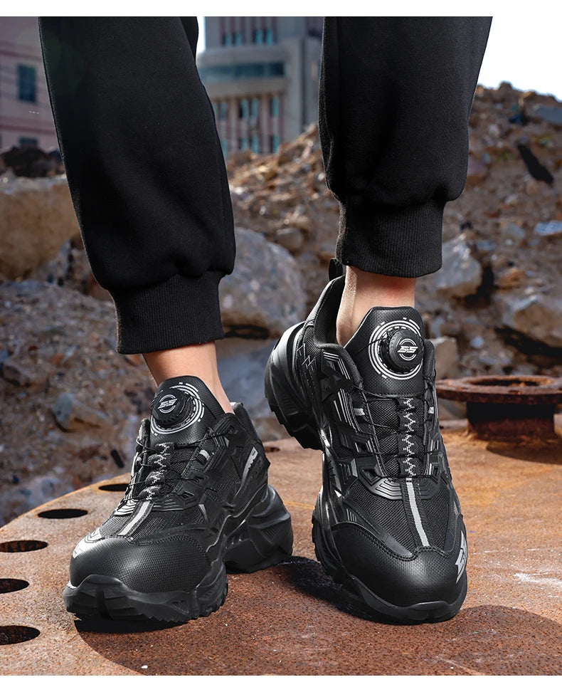 Bottes tactiques militaires pour hommes, bottes militaires à fermeture éclair latérale, bottines antidérapantes, chaussures de sécurité pour le travail, chaussures de randonnée