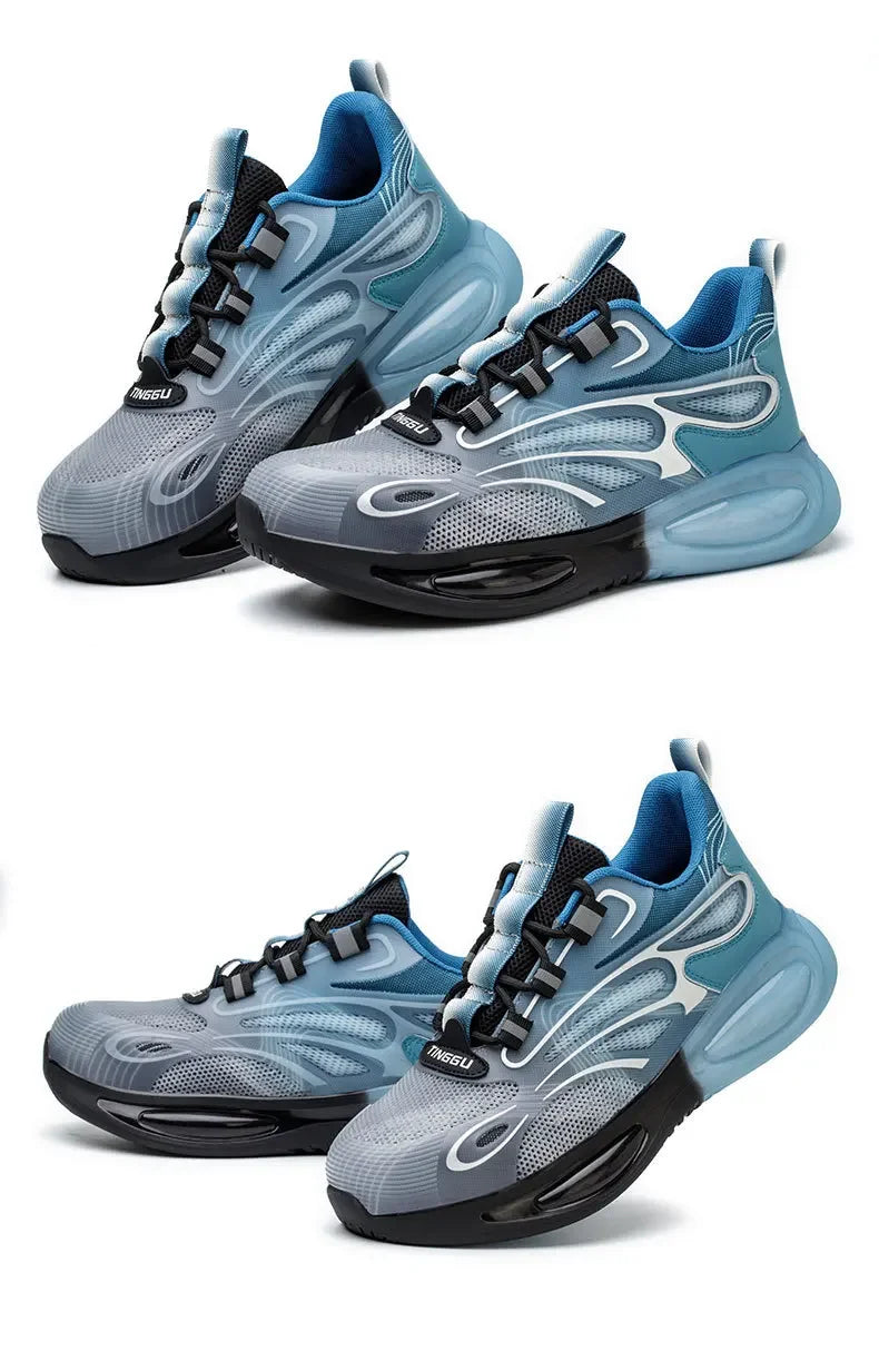 Chaussures de Protection de sécurité antidérapantes, embouts en acier résistants à l'usure, chaussures de travail Anti-écrasement et Anti-coup de couteau, chaussures de Protection du travail