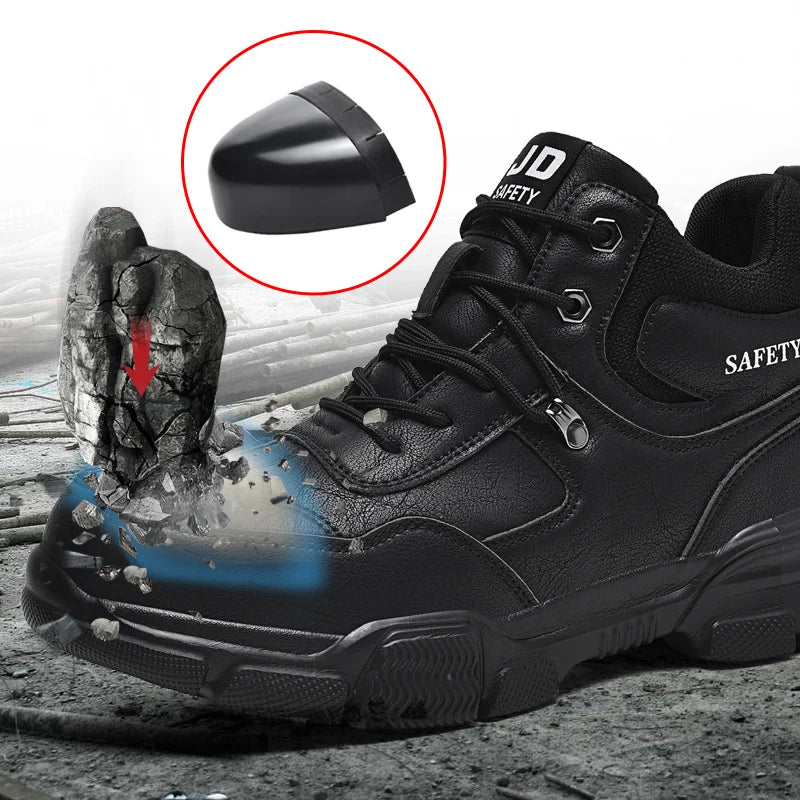 Chaussures de sécurité de protection, chaussures de travail anti-écrasement et anti-crevaison pour hommes, bottes de sécurité décontractées respirantes pour hommes