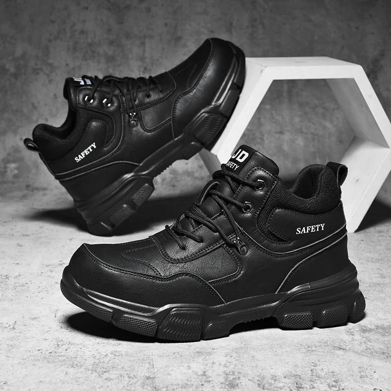 Chaussures de sécurité de protection, chaussures de travail anti-écrasement et anti-crevaison pour hommes, bottes de sécurité décontractées respirantes pour hommes