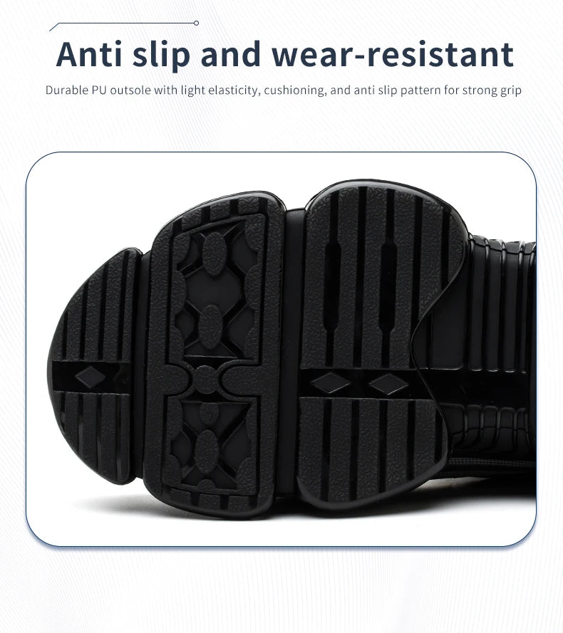 Chaussures de sécurité de travail Anti-écrasement et Anti-perforation pour hommes, baskets de travail à bout en acier, chaussures indestructibles, chaussures de protection industrielles lourdes