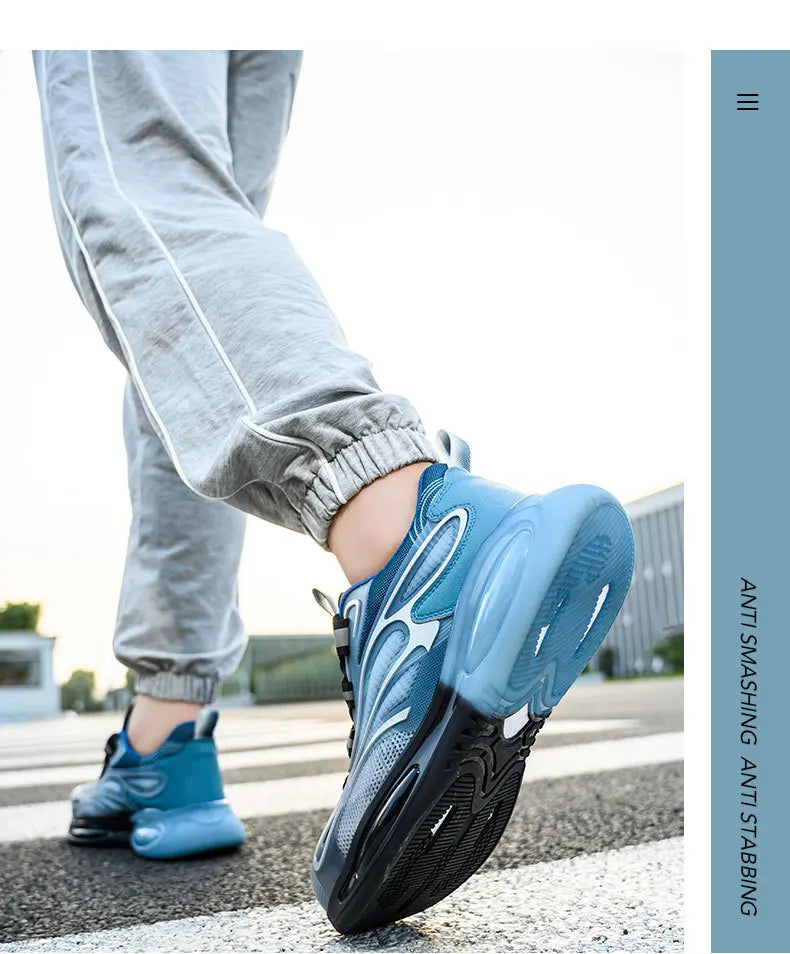 Chaussures de Protection de sécurité antidérapantes, embouts en acier résistants à l'usure, chaussures de travail Anti-écrasement et Anti-coup de couteau, chaussures de Protection du travail