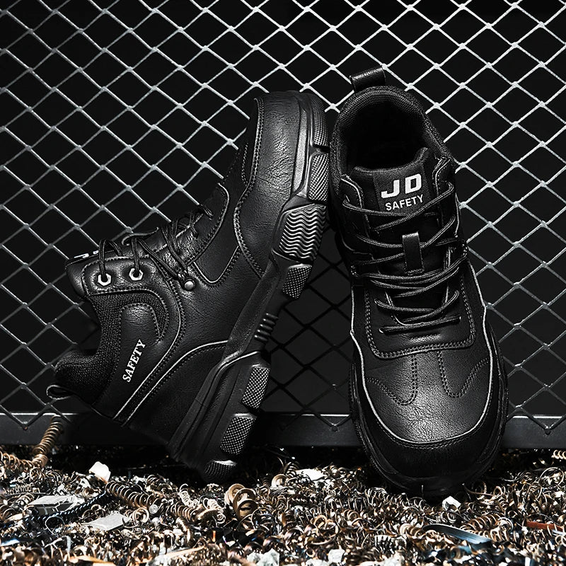 Chaussures de sécurité de protection, chaussures de travail anti-écrasement et anti-crevaison pour hommes, bottes de sécurité décontractées respirantes pour hommes