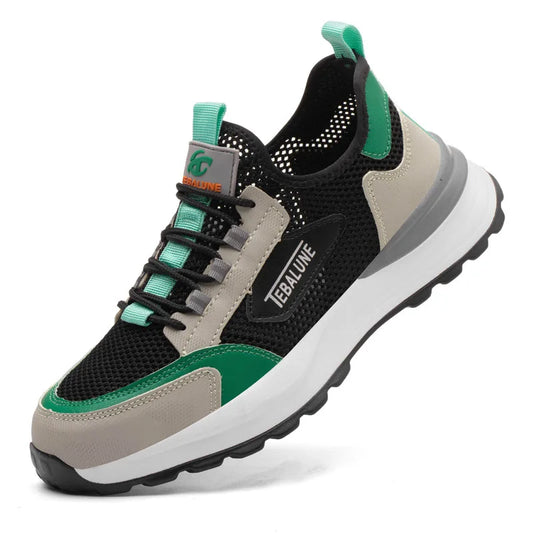 Chaussures de sécurité respirantes pour hommes, baskets de travail, couvre-embouts en acier, bottes de sécurité pour travailleurs, créateur de marque, loisirs, été