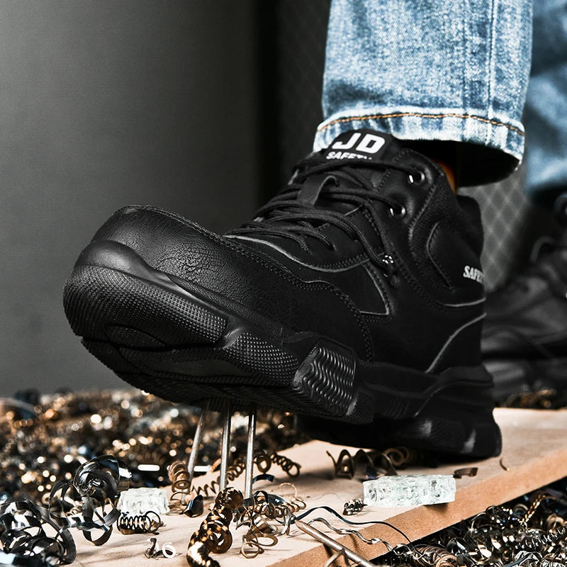 Chaussures de sécurité de protection, chaussures de travail anti-écrasement et anti-crevaison pour hommes, bottes de sécurité décontractées respirantes pour hommes