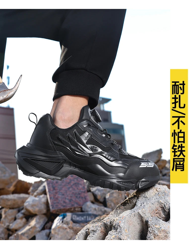 Bottes tactiques militaires pour hommes, bottes militaires à fermeture éclair latérale, bottines antidérapantes, chaussures de sécurité pour le travail, chaussures de randonnée